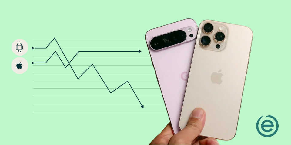 À quelle vitesse les androïdes perdent-ils leur valeur par rapport aux iPhones ?