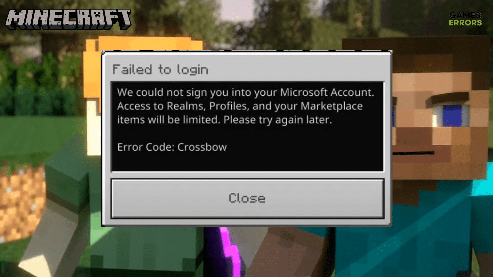 CODE D'ERROR MINECRAFT CROSSBOW: 6 façons rapides de le réparer