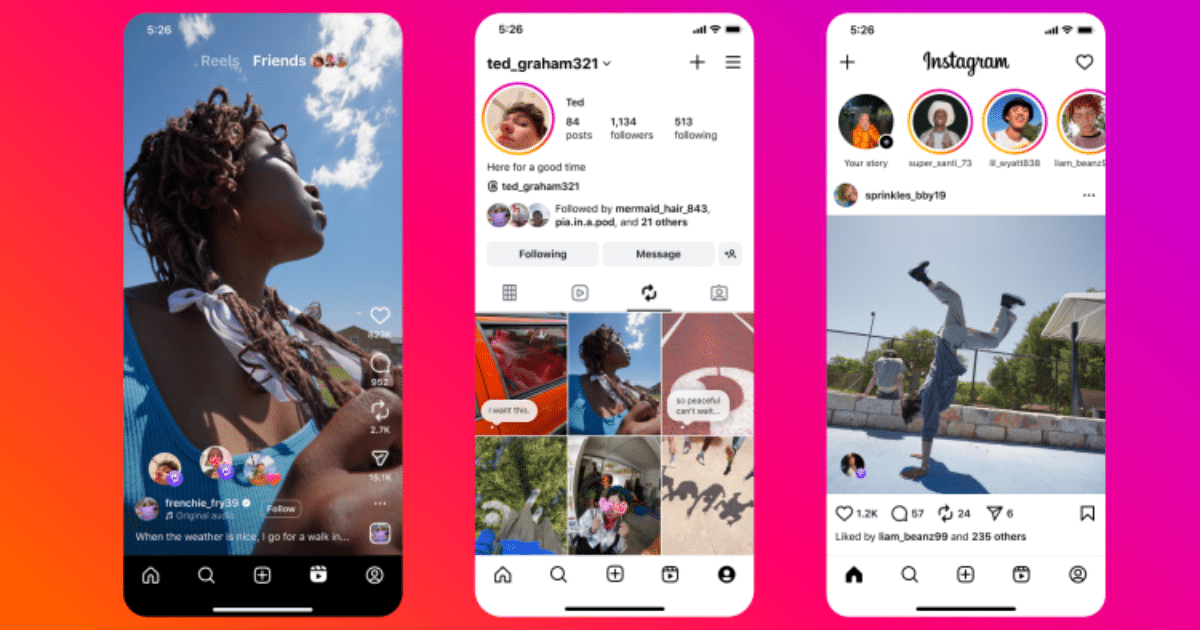 Instagram ajoute des fonctionnalités de flux et de cartographie des repuches similaires à Snapchat