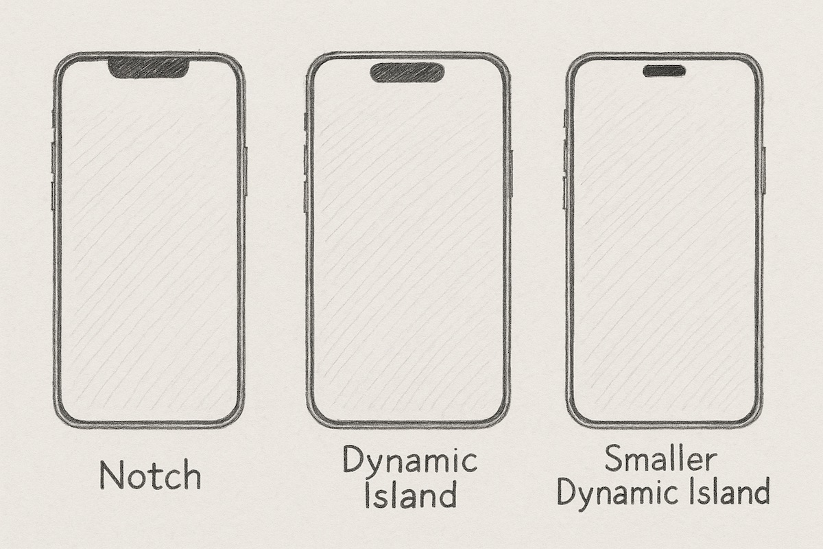 Les rumeurs de l'iPhone 18 présentent une île dynamique plus petite