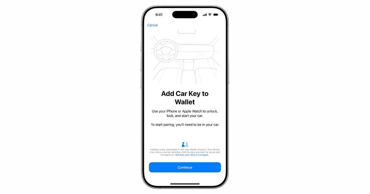 Les clés de voiture s'étendent à 13 nouvelles marques de véhicules dans le portefeuille Apple