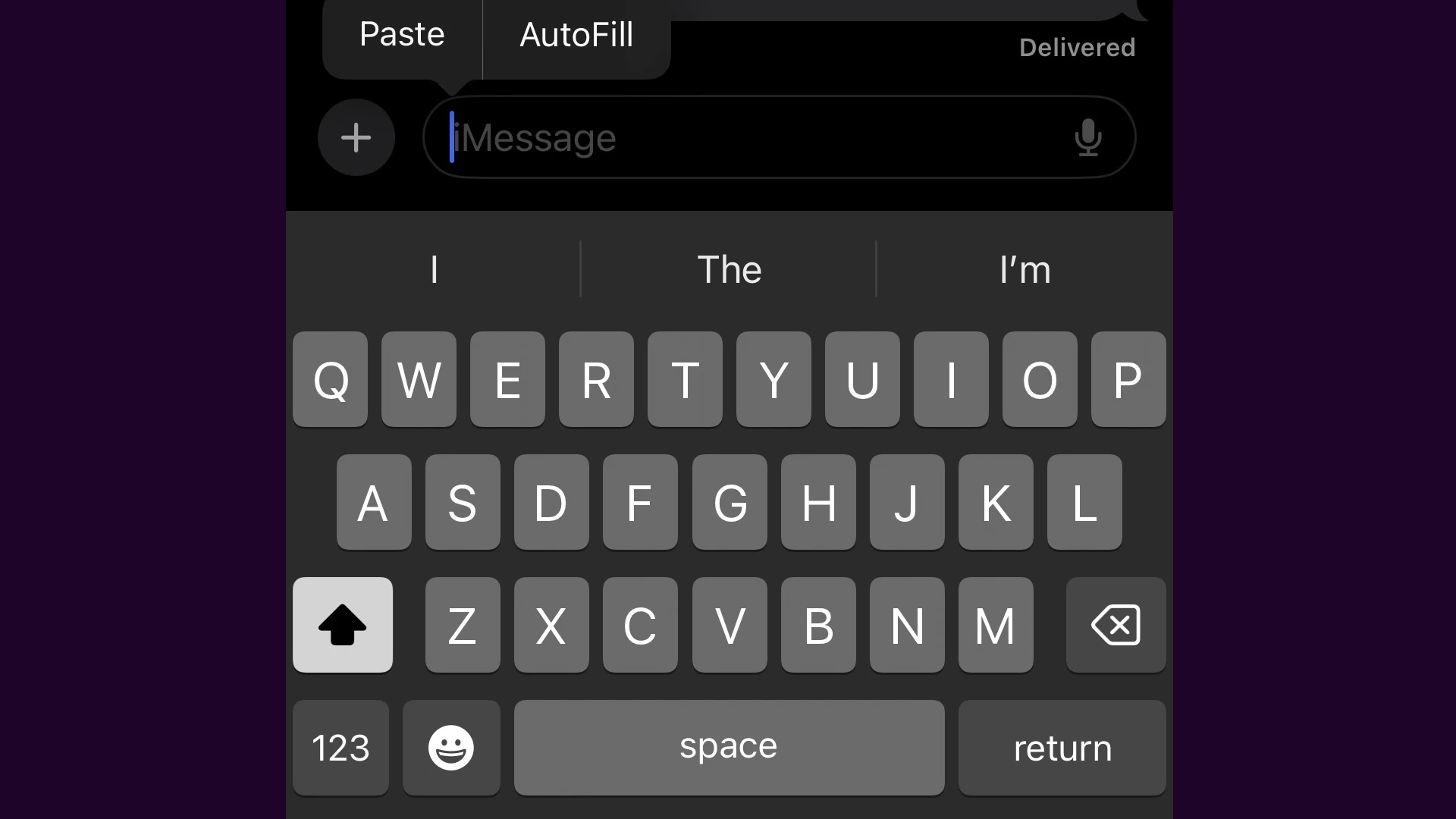 Utilisation de Caps Lock sur iPhone