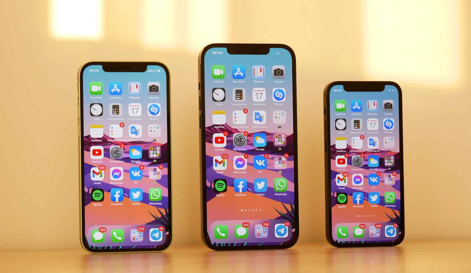 Quelle est la longueur de chaque iPhone 