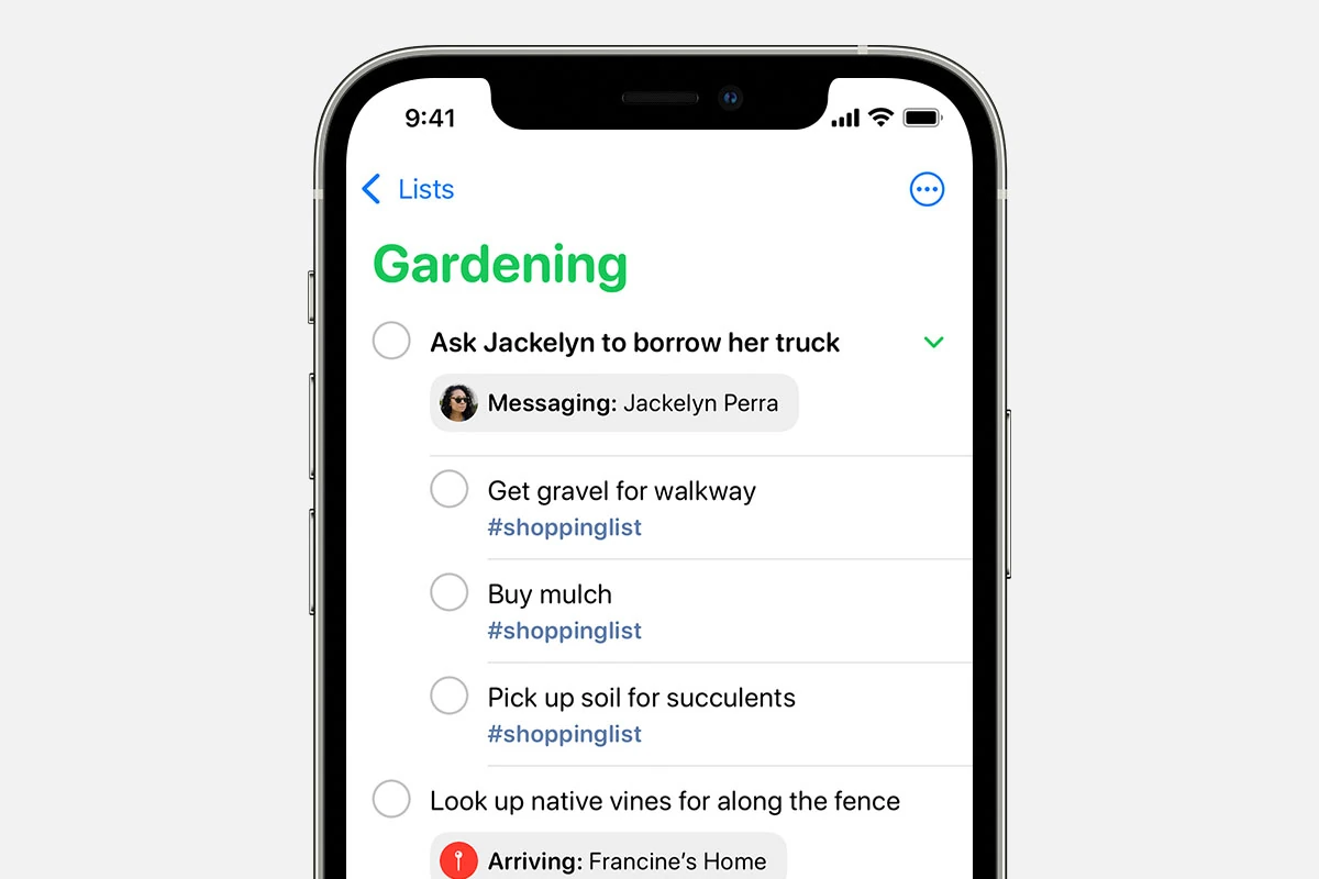 Nouvelles fonctionnalités de rappels : mises à jour intelligentes dans iOS 18