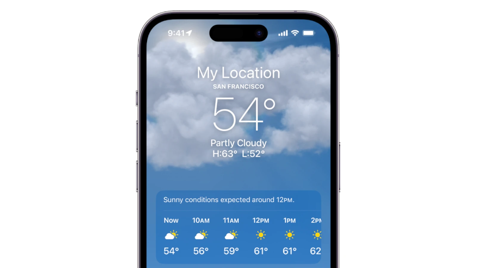 Nouvelles fonctionnalités de l'application météo